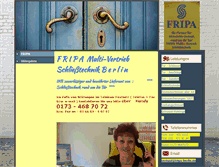 Tablet Screenshot of fripa-berlin.de
